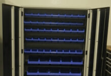 Tủ đựng linh kiện KT: 1200Wx450Dx1800Hmm