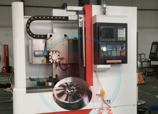 Máy Tiện Mặt Mâm Ô Tô YZ CNC WRC28
