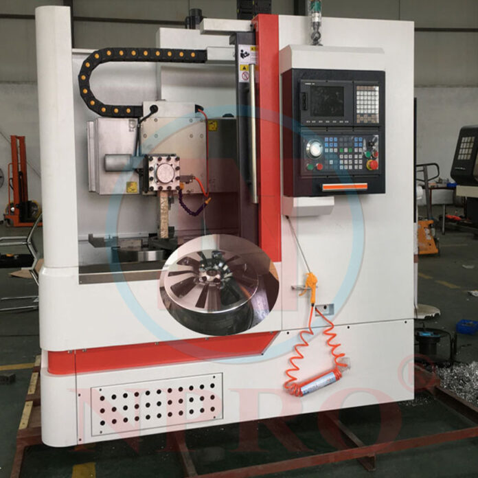 Máy Tiện Mặt Mâm Xe Ô Tô YZ CNC WRC28V