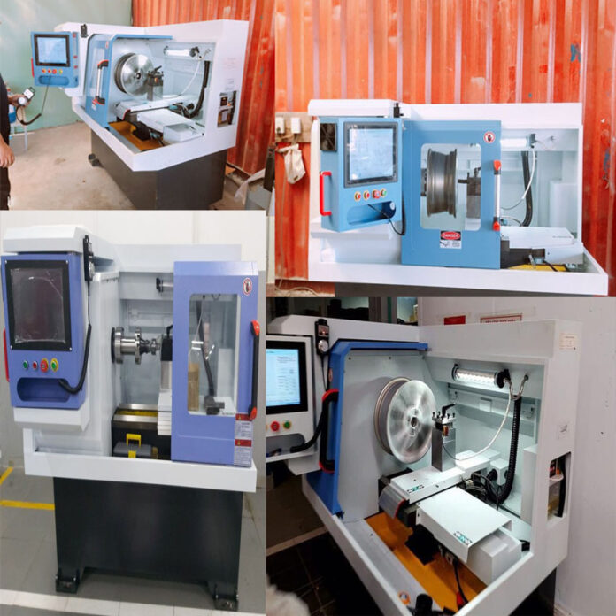 Máy phay tiện mặt mâm (lazang) SNY9800