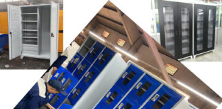 Tủ bảo hộ 12 ngăn KT: W900xD530xH1860mm