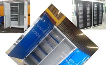 Tủ đựng đồ vệ sinh KT: 1000Wx450Dx1800Hmm