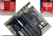 Tủ đồ nghề 5 ngăn 1 cánh bảng treo