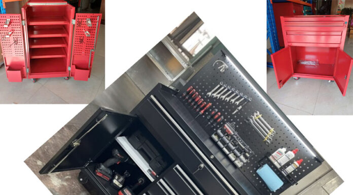 Tủ đồ nghề 5 ngăn 1 cánh bảng treo