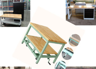 Bàn nguội nâng hạ KT: W1800xD900xH800mm