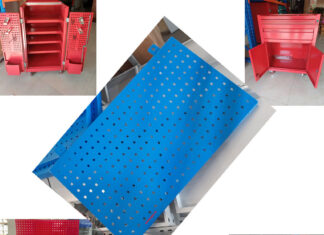 Bảng treo dụng cụ 1500x450mm 1ly