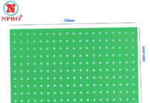 Bảng treo dụng cụ 738x400mm 1 ly