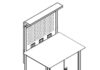 Bàn nguội 2 cánh KT: 1200Wx750Dx1800Hmm