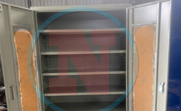 Tủ đựng dụng cụ 2 cánh 5 ngăn KT:W1000x500Dx1800Hmm