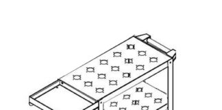 Kệ để chuôi dao BT50 3 tầng