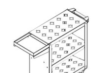 Kệ để chuôi dao BT40 3 tầng