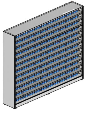 Kệ để khay nhựa KT: 1505Wx250Dx1800Hmm