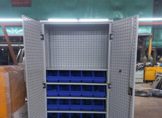 Kệ đựng khay linh kiện KT:1150Wx500Dx1850Hmm